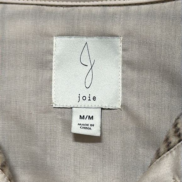 Joie | Jackets & Coats | Joie Oversized Neutral Plaid Button Up / Size M - Picture 3 of 10